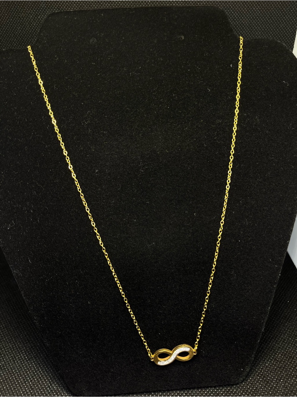 Gold-plated Infinity Pendant Necklace - Women Jewelry